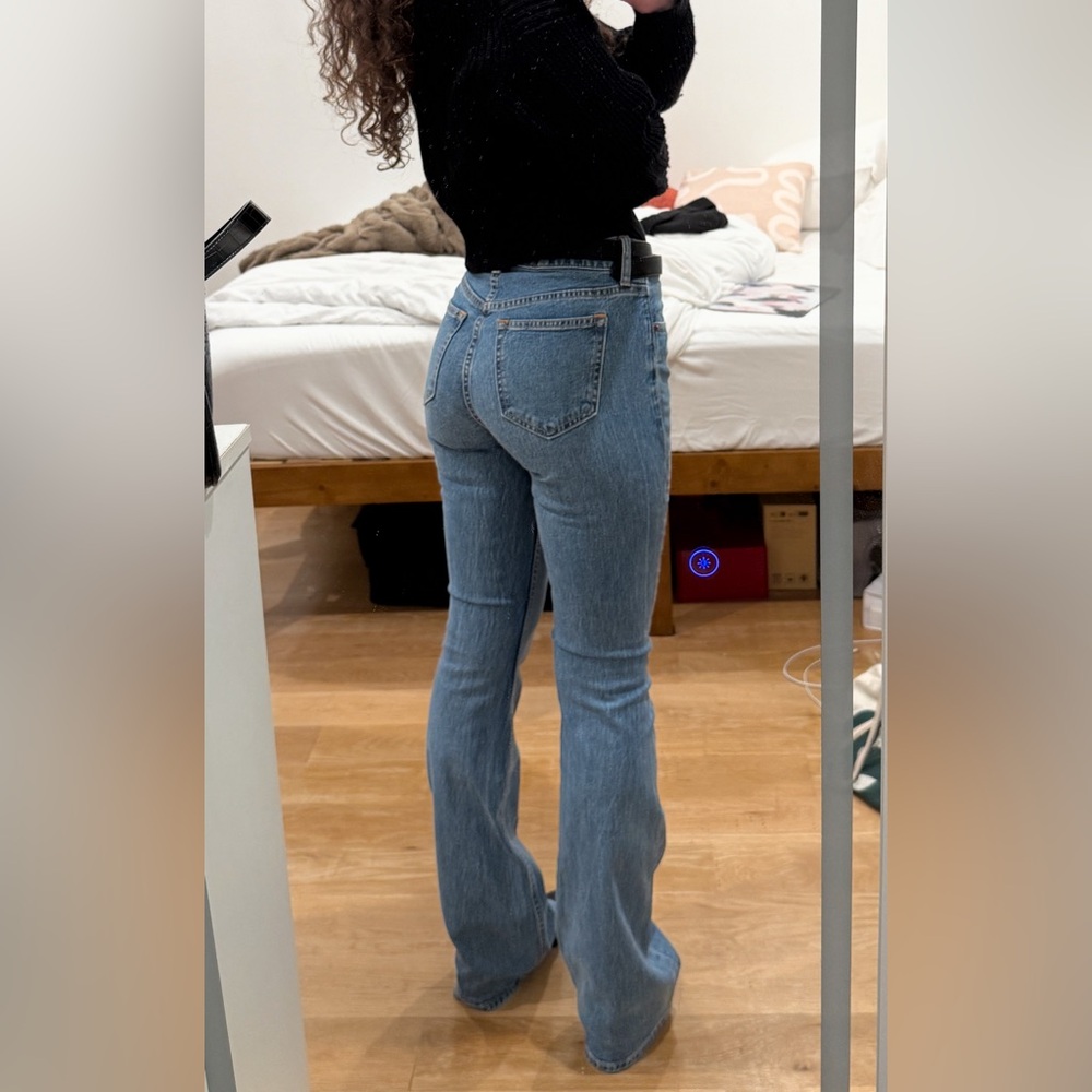 Abercrombie & Fitch Mid Rise Bootcut Jeans